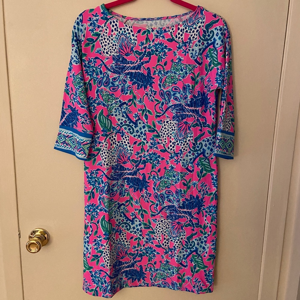 NWT Lilly Pulitzer ChillyLilly Braedyn Dress in Untamed Hearts